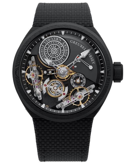 Greubel Forsey Double Balancier Convexe Carbon Black Replica Watch